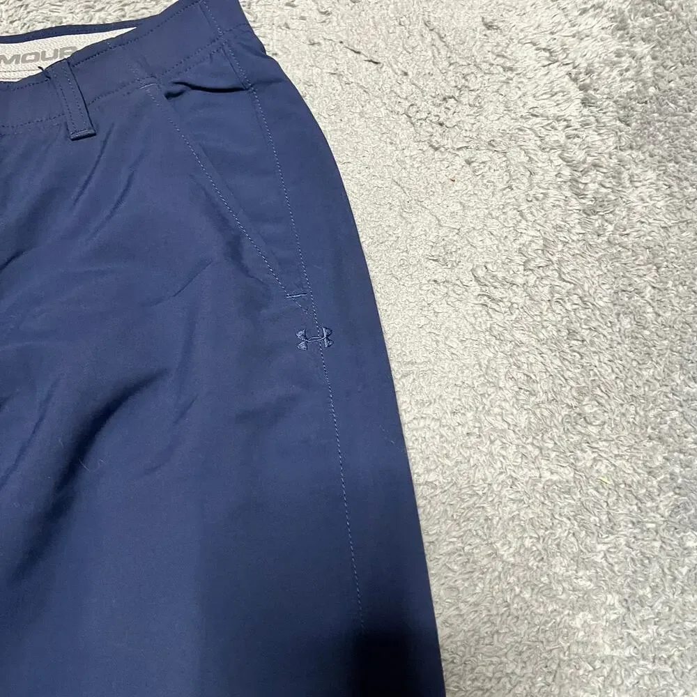 Under Armour Pants Mens 30 x30 Match Play Golf Performance Blue - Picture 2 of 11